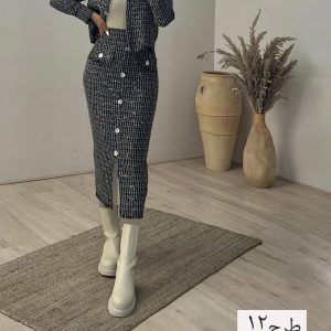 کت + دامن – کد 8742A