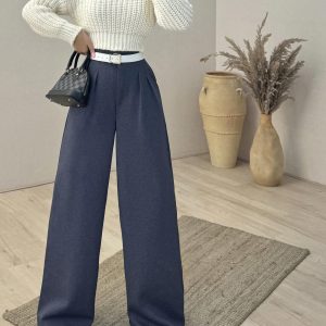 شلوار بگ (plus) – کد 8837Z