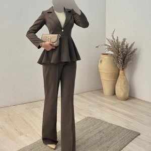 کت و شلوار(Plus) -کد 8996F3