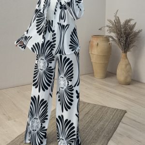 شومیز + شلوار (OT)  – کد 9619C3