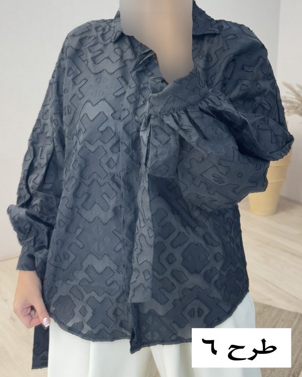 شومیز - کد 9799E5 - Image 4