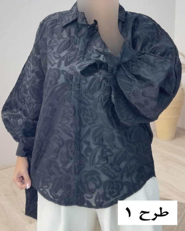 شومیز - کد 9799E5 - Image 12