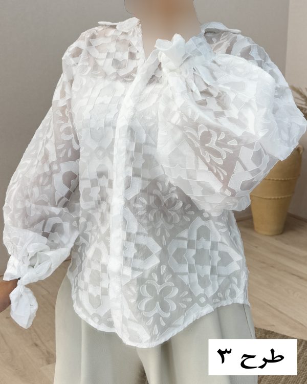 شومیز - کد 9799E5 - Image 11
