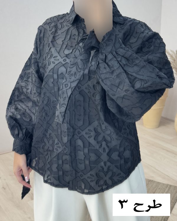 شومیز - کد 9799E5 - Image 10