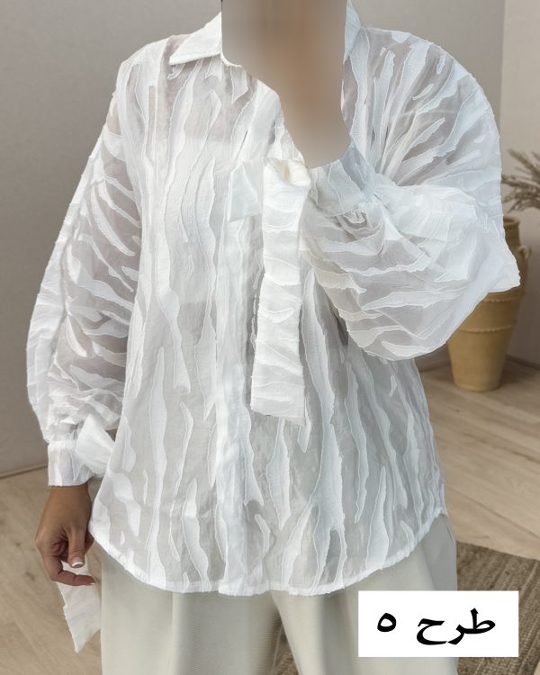 شومیز - کد 9799E5 - Image 8