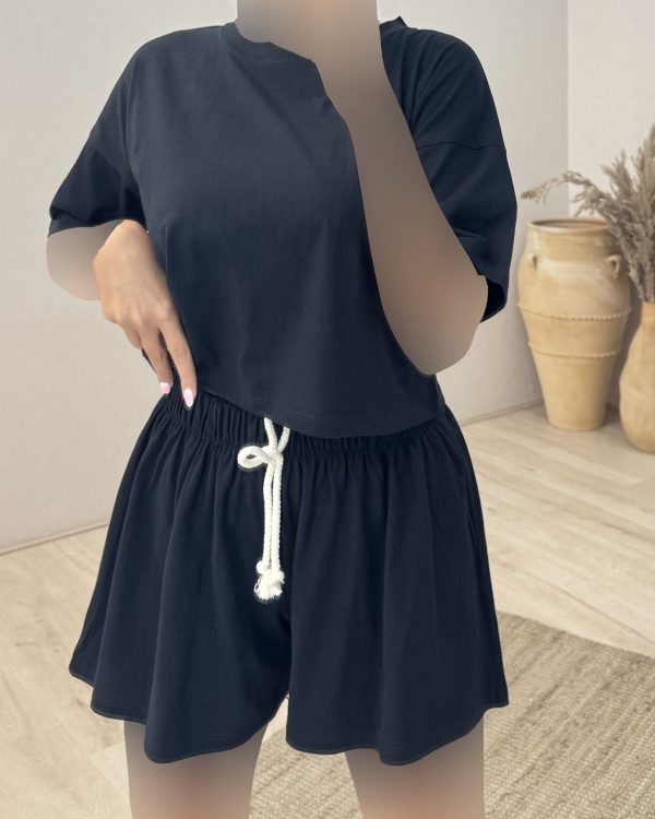 کراپ شلوارک - کد 10144S - Image 3