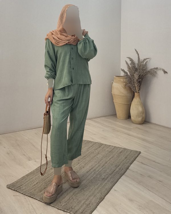 شومیز شلوار - کد 10272F - Image 3