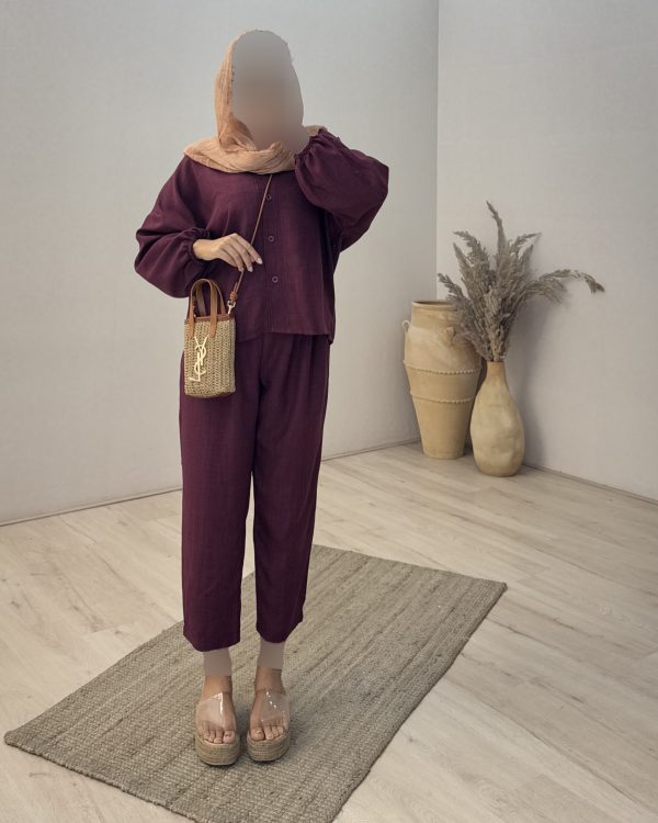شومیز شلوار - کد 10272F - Image 2
