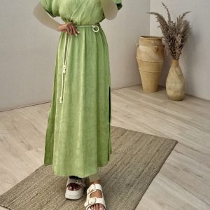 پیراهن+کمربند – کد 10397C