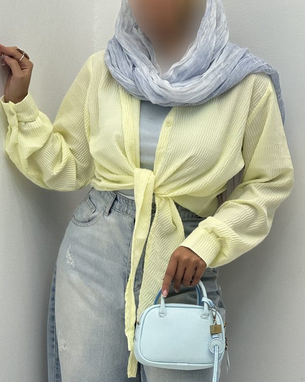 شومیز گره ای(S) - کد 10629P - Image 3