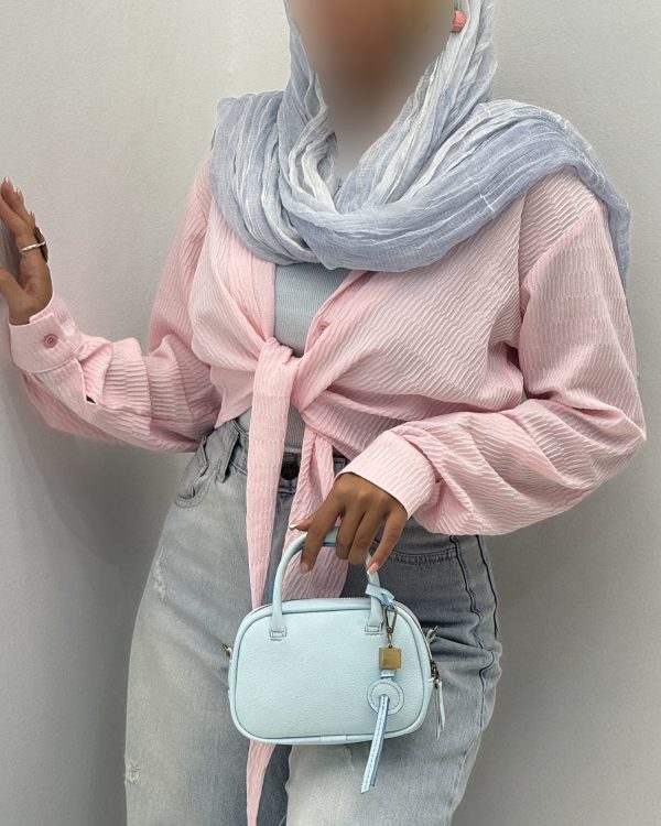 شومیز گره ای(S) - کد 10629P - Image 2