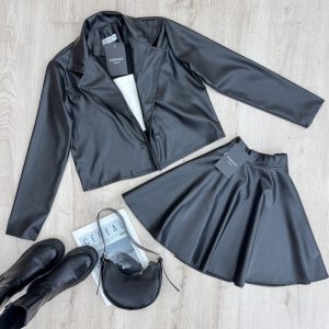 دامن چرم (OT) – کد 8885A5