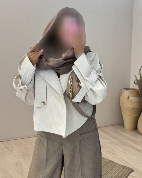 ترنچ کت (Plus) - کد 10696H - Image 6