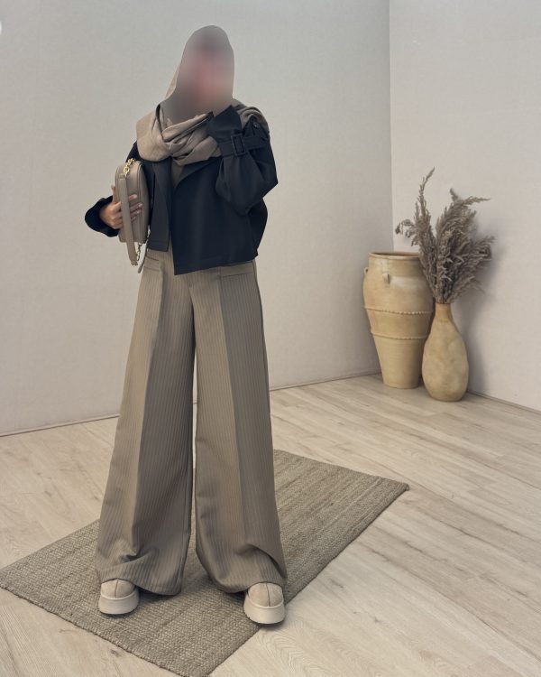 ترنچ کت (Plus) - کد 10696H - Image 3